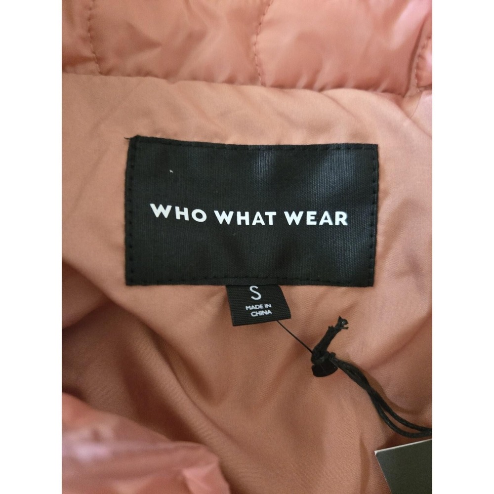 Womens Who What Wear Pink Trench Coat Small - Picture 3 of 5